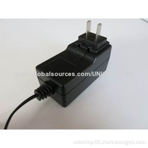 CE/FCC/UL/RoHS 18W 12V0.5A AC/DC universal travel adapters for CCTV camera and LED light